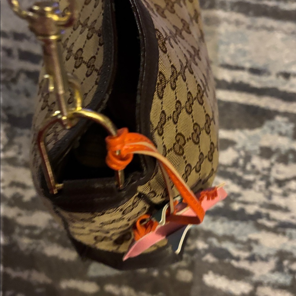 Gucci Beige and Brown GG Crossbody Bag_Asis sale. No cancellations or refunds. - Picture 11 of 16